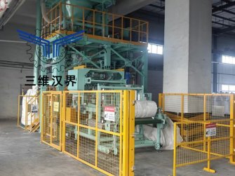 內(nèi)蒙古包頭海平面定制的全自動噸袋包裝機(jī)安裝測試完畢