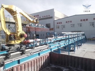 機(jī)器人助力中信國安農(nóng)用硫酸鉀全自動裝車