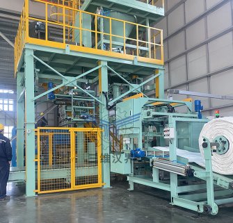全自動噸袋包裝機(jī)助力新疆某新材料公司車間升級改造